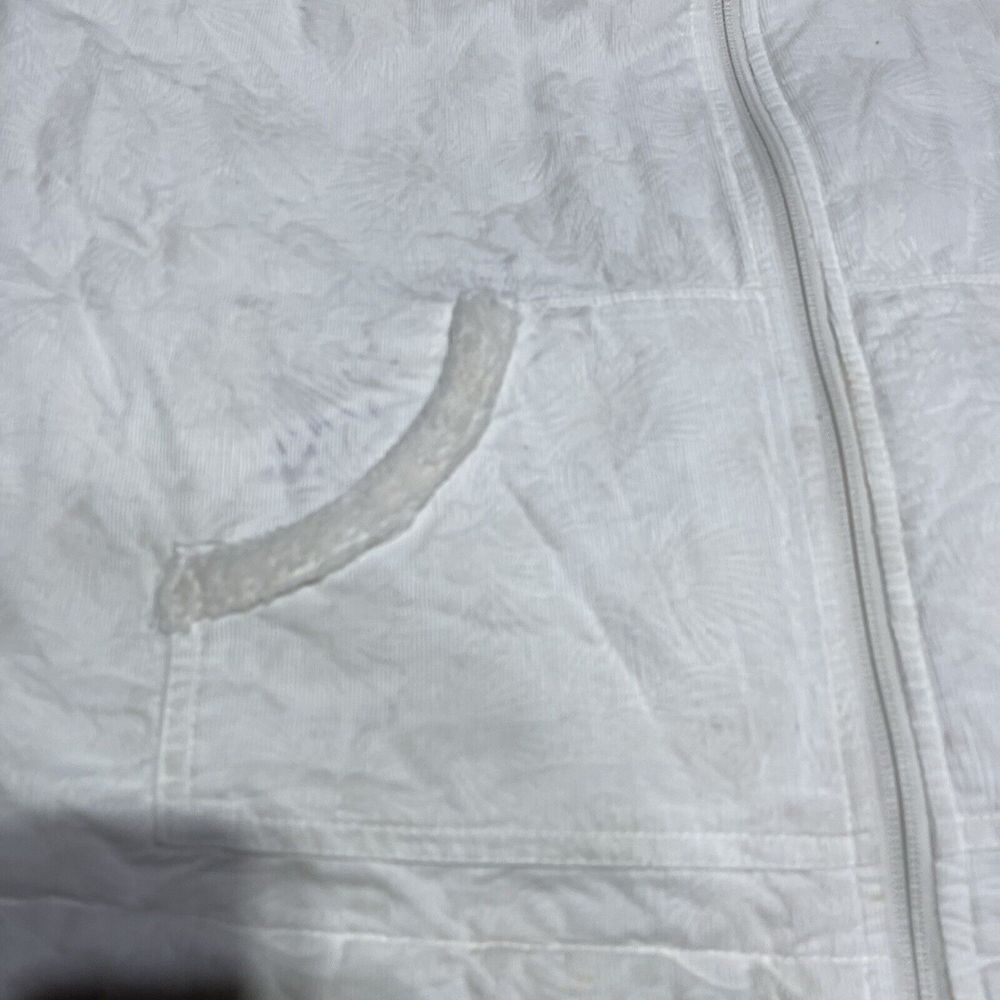 Columbia Vest Womens XL Ivory Fleece Corduroy Reversible Full Zip Activewear - Picture 8 of 9